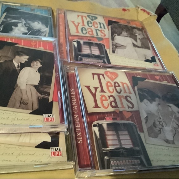 Teen Years cd set of eight ..oldies but goodies..plus Elvis Love Songs cd.. - Picture 4 of 5